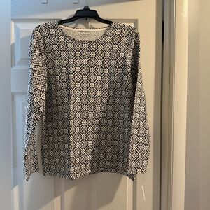 Talbots Paisley Top